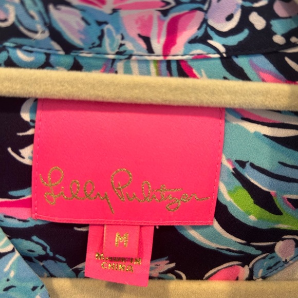 Lilly Pulitzer Winona Tunic dress excellent condition size M - Picture 4 of 9